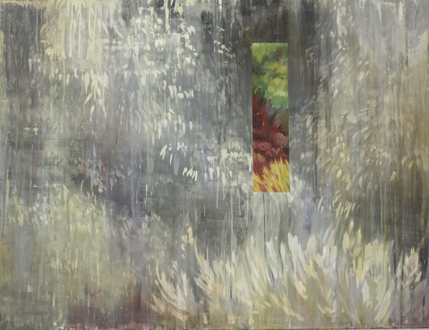 Knyihár Amarilla: Viszonylat V. 2022, 100x130cm, olaj, vászon